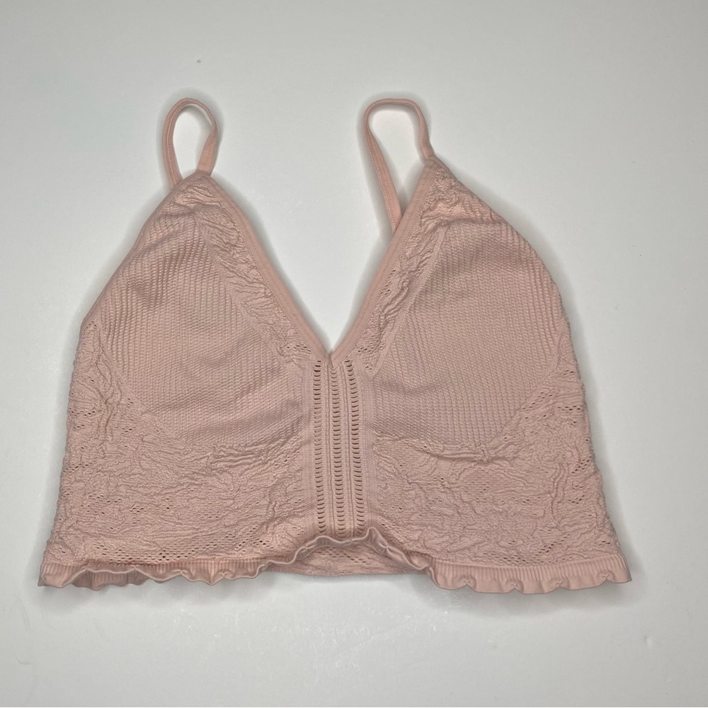 Free people baby pink CropTop